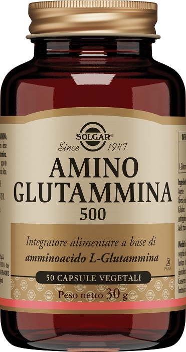 AMINO GLUTAMMINA 500 50 CAPSULE VEGETALI - Farmadott.it