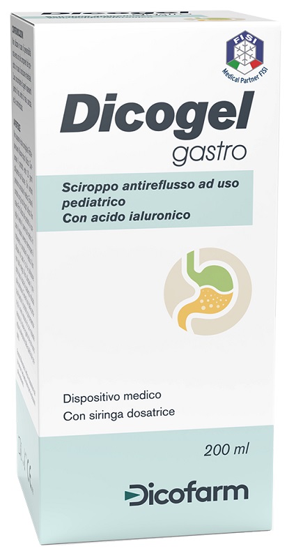 SCIROPPO ANTIREFLUSSO PEDIATRICO DICOGEL GASTRO 200 ML - Farmadott.it
