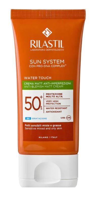 RILASTIL SUN SYSTEM WATER TOUCH MAT CREMA SPF50+ 50 ML - Farmadott.it