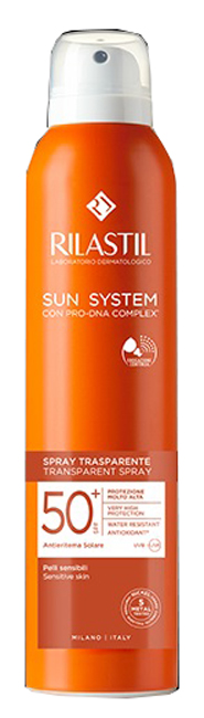 RILASTIL SUN SYSTEM TRASPARENT SPRAY SPF50+ 200 ML - Farmadott.it