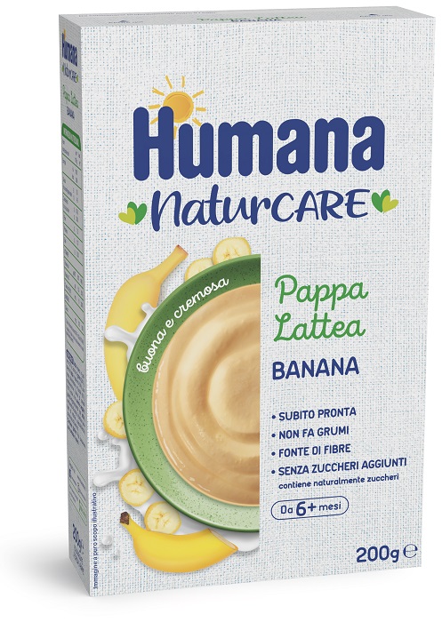 HUMANA PAPPA LATTEA BANANA 200 G - Farmadott.it