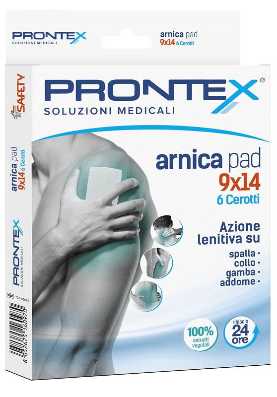 CEROTTO PRONTEX ARNICA PAD 9 X 14 6 PEZZI - Farmadott.it