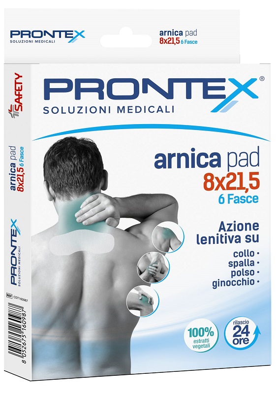 FASCIA PRONTEX ARNICA PAD 8 X 21 ,5 6 PEZZI - Farmadott.it