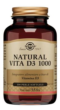 NATURAL VITA D3 1000 100 PERLE SOFTGEL - Farmadott.it