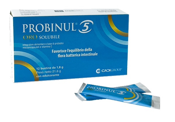 PROBINUL 5 OROSOLUBILE 12STICKPACK - Farmadott.it