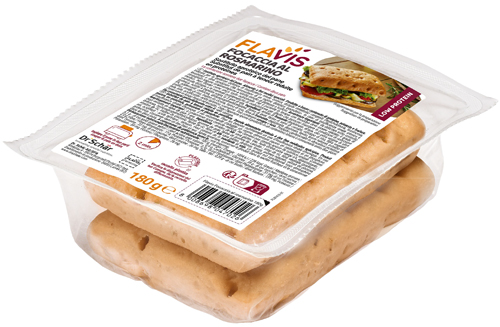 FLAVIS FOCACCIA ROSMARINO 2 PEZZI DA 90 G - Farmadott.it