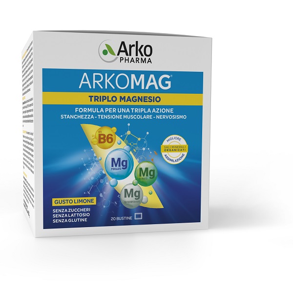 ARKOMAG TRIPLO MAGNESIO 20 BUSTINE - Farmadott.it