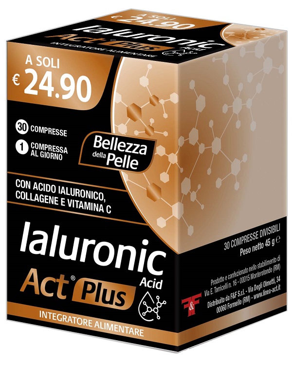 IALURONIC ACID ACT PLUS 30 COMPRESSE DIVISIBILI - Farmadott.it