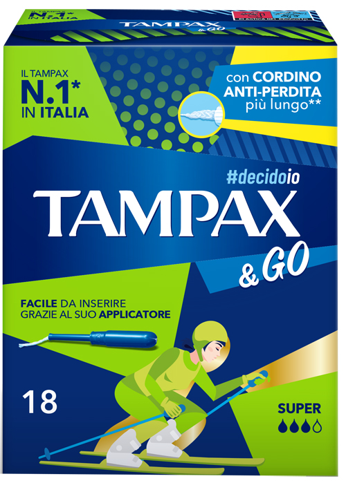 TAMPAX &GO SUPER 18 PEZZI - Farmadott.it