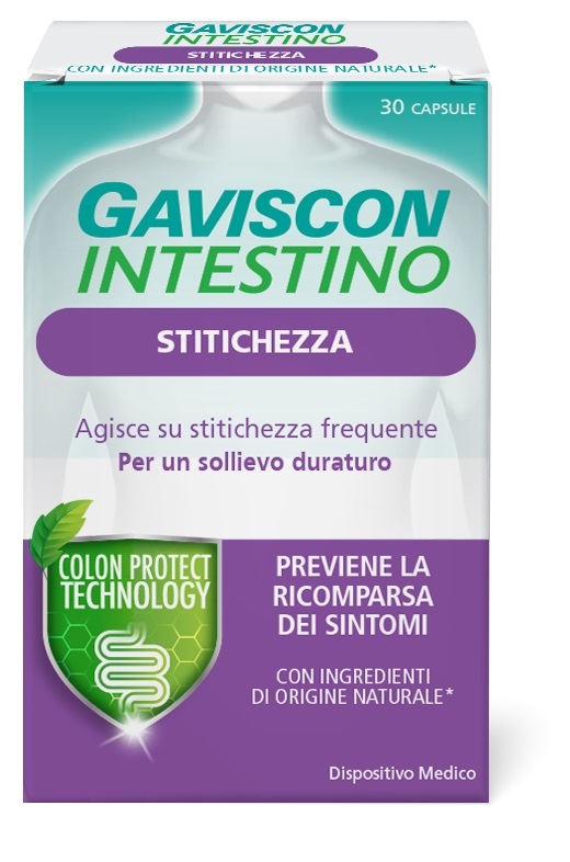 GAVISCON INTESTINO STITICHEZZA 30 CAPSULE - Farmadott.it