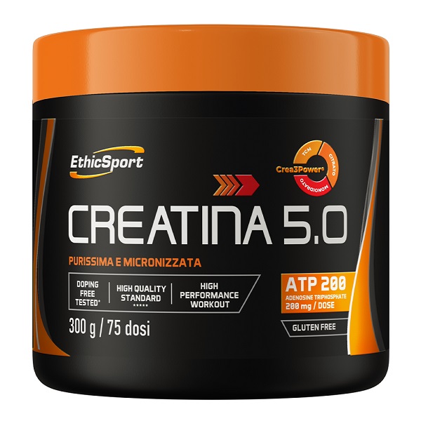 CREATINA 5,0 300 G CON EDULCORANTE SENZA GLUTINE - Farmadott.it