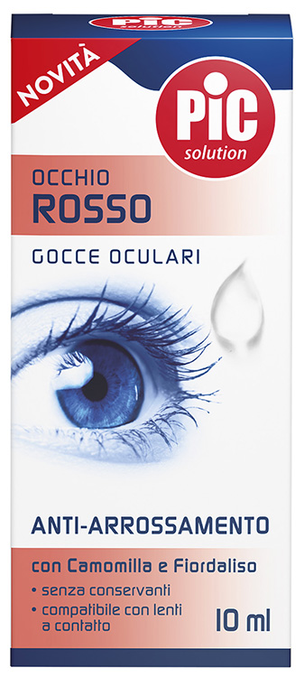 PIC GOCCE OCULARI OCCHIO ROSSO 10 ML - Farmadott.it