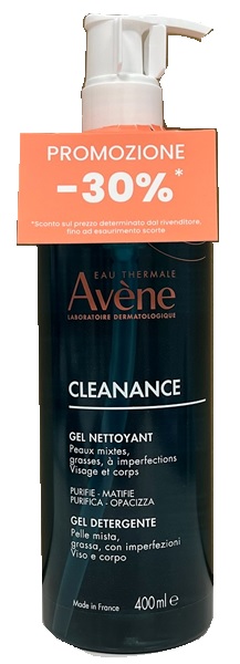AVENE CLEANANCE GEL DETERGENTE 400 ML PREZZO SPECIALE - Farmadott.it