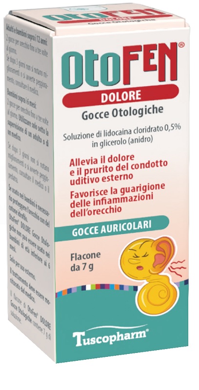 GOCCE OTOLOGICHE OTOFEN DOLORE 7 G - Farmadott.it