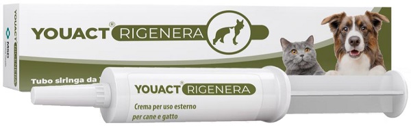 YOUACT RIGENERA CREMA CANE E GATTO TUBO SIRINGA DA 10 G - Farmadott.it