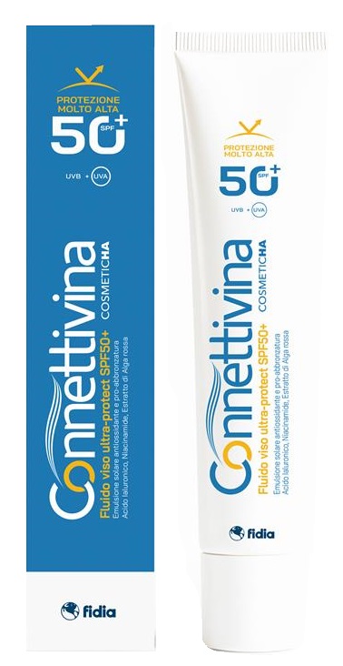 CONNETTIVINA FLUIDO VISO ULTRA PROTECT SPF50+ 50 ML - Farmadott.it