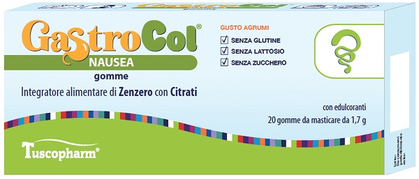 GASTROCOL NAUSEA GOMME GUSTO AGRUMI 34 G - Farmadott.it