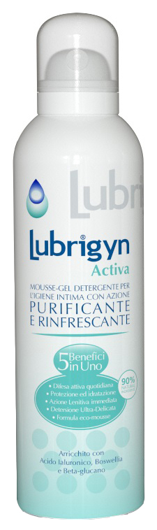 LUBRIGYN ACTIVA MOUSSE-GEL DETERGENTE 150 ML - Farmadott.it