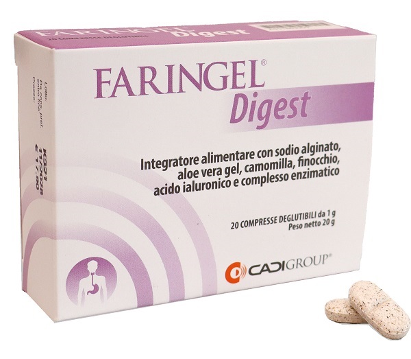 FARINGEL DIGEST 20 COMPRESSE DEGLUTIBILI - Farmadott.it