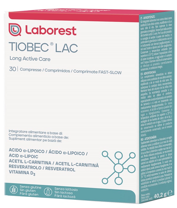 TIOBEC LAC 30 COMPRESSE - Farmadott.it