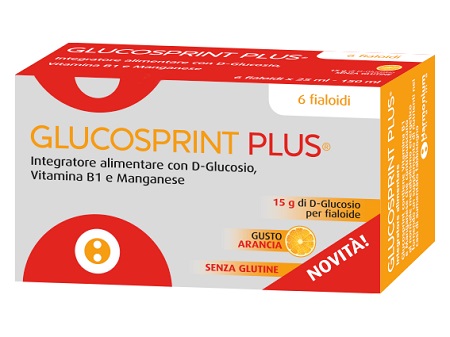 GLUCOSPRINT PLUS ARANCIA 6 FIALOIDI DA 25 ML - Farmadott.it
