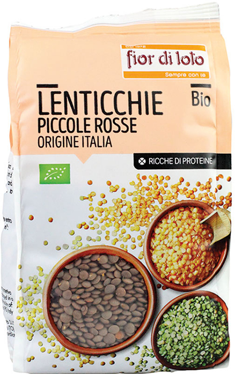 LENTICCHIE PICCOLE ROSSE ITALIA BIO 400 G - Farmadott.it