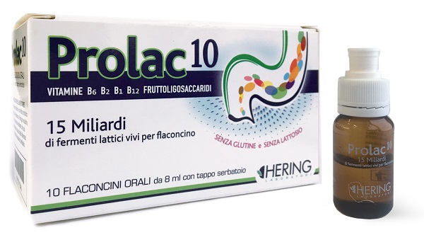 PROLAC10 FERMENTI LATTICI 15 MILIARDI 10 FLACONCINI 8 ML - Farmadott.it