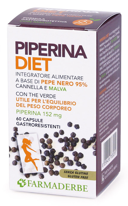 PIPERINA DIET 60 CAPSULE - Farmadott.it