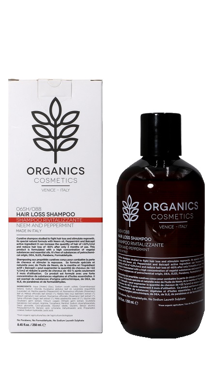 ORGANICS PHARM HAIR LOSS SHAMPOO NEEM OIL AND PEPPERMINT 250 ML - Farmadott.it
