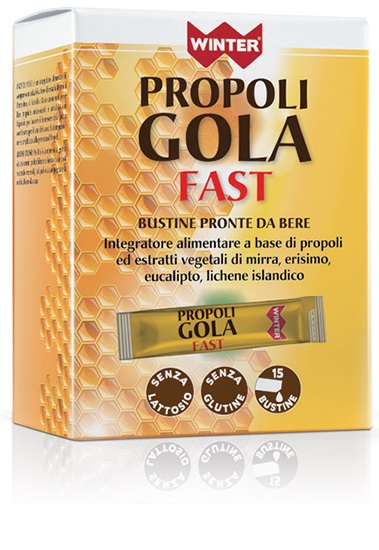 WINTER PROPOLI GOLA FAST 15 BUSTINE - Farmadott.it