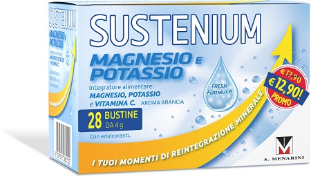 SUSTENIUM MAGNESIO POTASSIO 28 BUSTINE PROMO - Farmadott.it