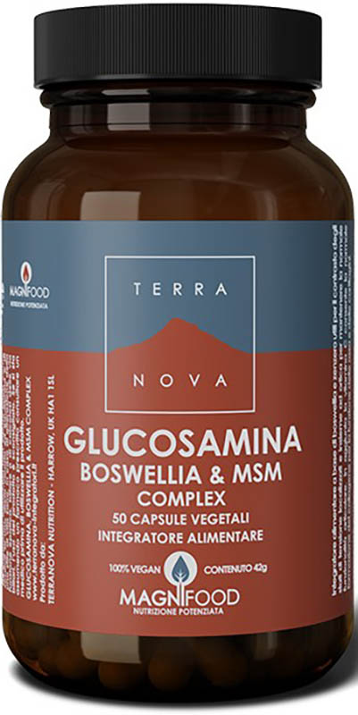 TERRANOVA COMPLESSO DI GLUCOSAMINA BOSWELLIA E MSM 50 CAPSULE - Farmadott.it