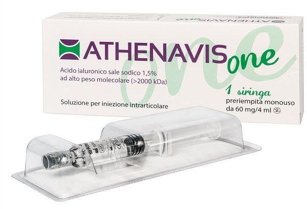 SIRINGA INTRA-ARTICOLARE ATHENAVIS ONE ACIDO IALURONICO 1,5% 4 ML - Farmadott.it