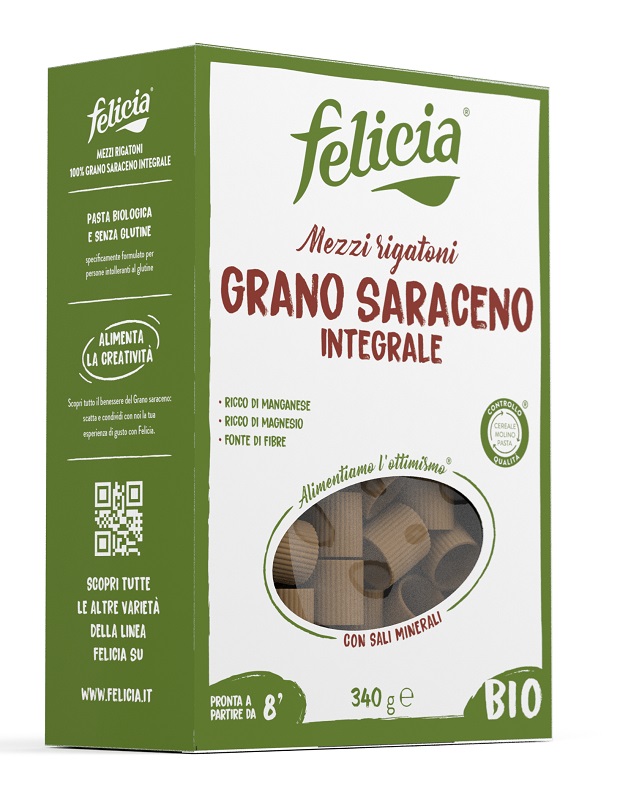 FELICIA BIO SARACENO MEZZI RIGATONI 340 G - Farmadott.it