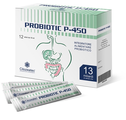 PROBIOTIC P-450 12 STICK MONODOSE 10 ML - Farmadott.it