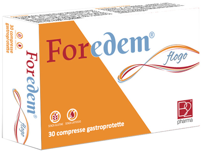 FOREDEM FLOGO 30 COMPRESSE GASTROPROTETTE SENZA GLUTINE E SENZA LATTOSIO - Farmadott.it
