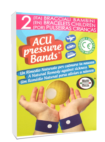 BRACCIALE ACU PRESSURE BAND BAMBINI 2 PEZZI - Farmadott.it