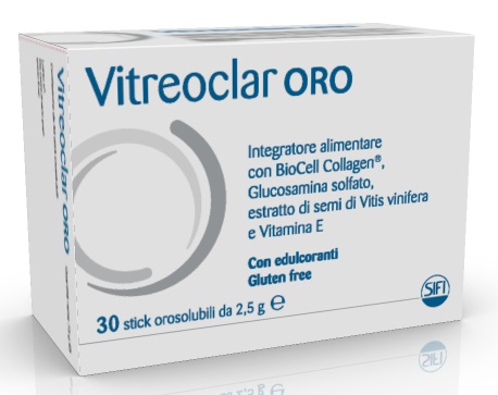 VITREOCLAR ORO 30 BUSTINE OROSOLUBILI DA 2,5 G - Farmadott.it