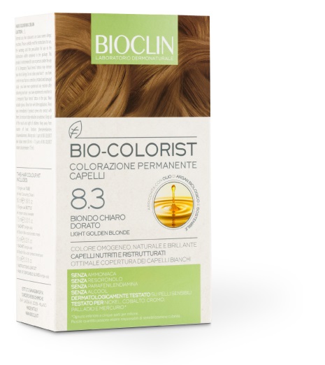 BIOCLIN BIO COLORIST 8,3 BIONDO CHIARO DORATO - Farmadott.it