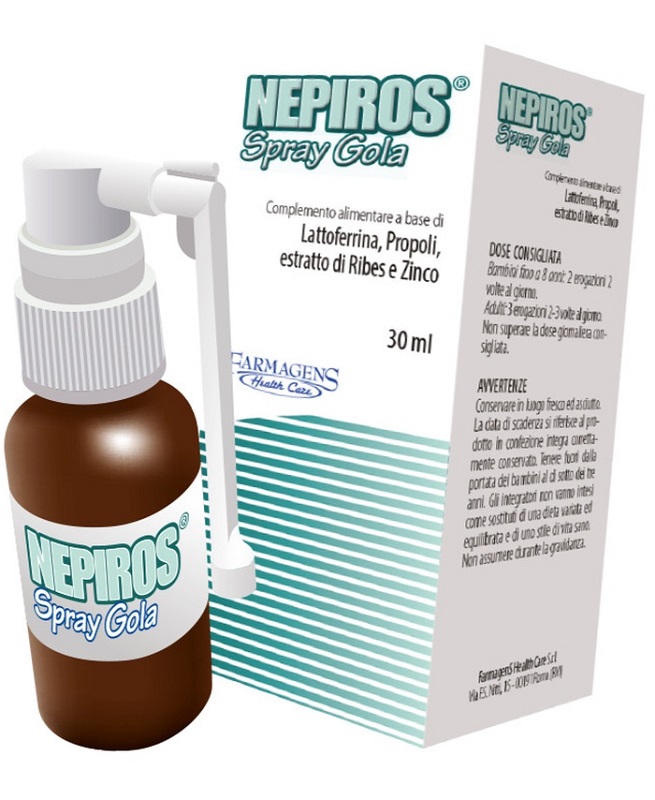 NEPIROS SPRAY GOLA 30 ML NUOVA FORMULA - Farmadott.it