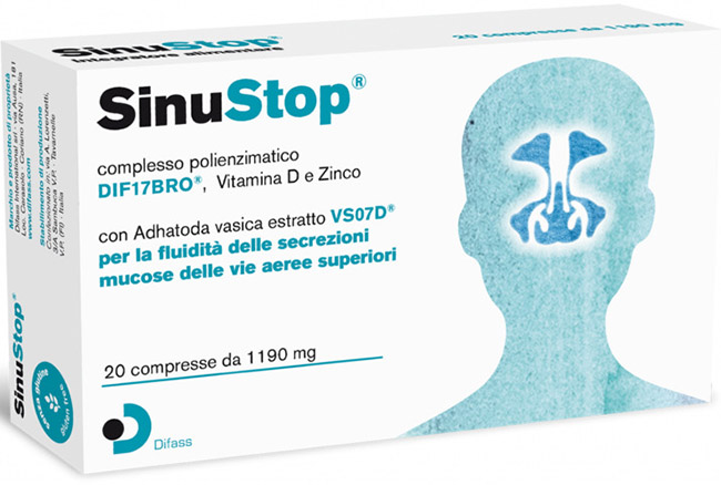 SINUSTOP 20 COMPRESSE DA 1190 MG - Farmadott.it
