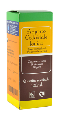 ARGENTO COLLOIDALE IONICO 40PPM CERTIFICATO SPRAY CON CONTAGOCCE 100 ML - Farmadott.it