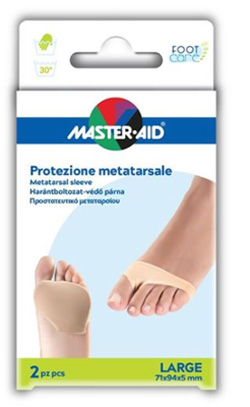 PROTEZIONE IN GEL E TESSUTO MASTER-AID FOOTCARE PER METATARSO LARGE 2 PEZZI G3 - Farmadott.it