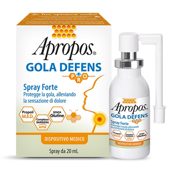 APROPOS GOLA DEFENS PRO SPRAY FORTE 20 ML - Farmadott.it