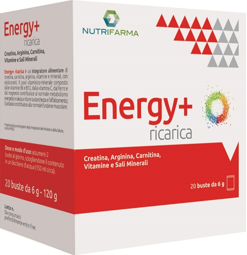 ENERGY+ RICARICA 20 BUSTINE - Farmadott.it