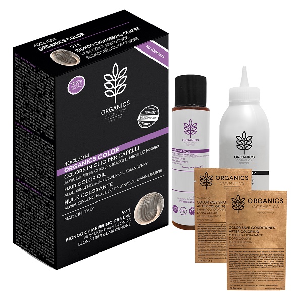 ORGANICS PHARM ORGANICS COLOR 9/1 BIONDO CHIARISSIMO CENERE - Farmadott.it