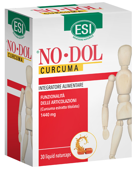 ESI NO DOL CURCUMA 30 NATURCAPS LIQUID - Farmadott.it
