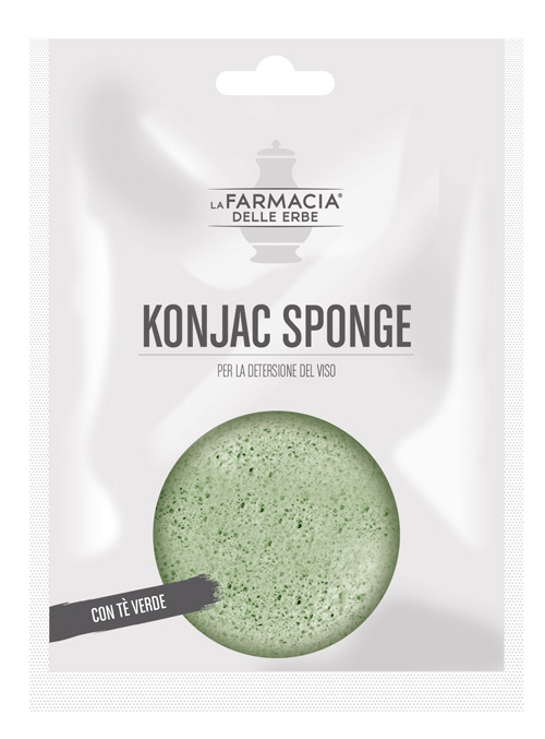 FDE KONJAC SPONGE TE' VERDE 1 PEZZO - Farmadott.it