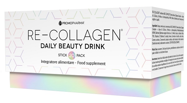 RE-COLLAGEN DAILY BEAUTY DRINK 20 STICK PACK X 12 ML - Farmadott.it