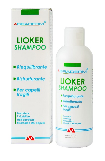 LIOKER SHAMPOO 200 ML BRADERM - Farmadott.it